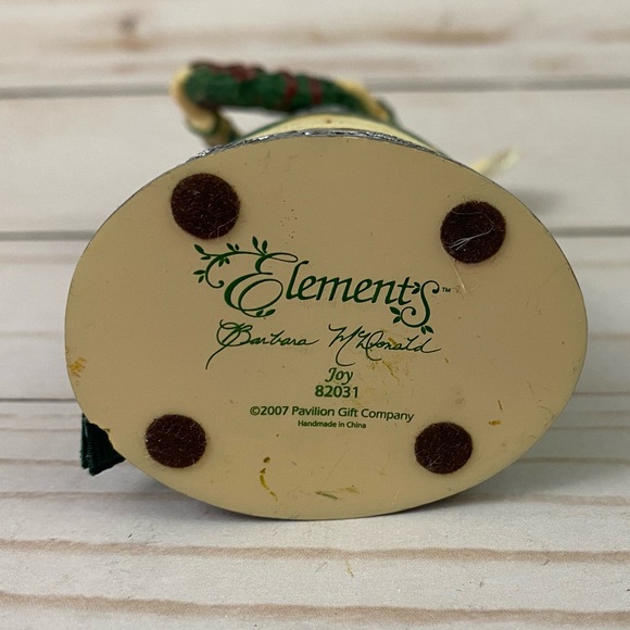 Pavilion Elements Angel Figurine Ornament 4.75” JOY 2007 Barbara McDonald - Picture 2 of 7